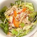 悠LOVE航's cooksnap of when they made ササミと野菜の梅肉すりゴマあえ.