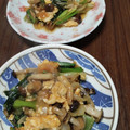 松潤LOVE♥️♥️'s cooksnap of when they made 小松菜ときのこの卵炒め.