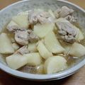55才のおじさん's cooksnap of when they made もも肉と長芋のあっさり煮物♪.
