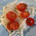 まんたんさん's cooksnap of when they made 簡単副菜☆トマトドレッシングの大根サラダ.