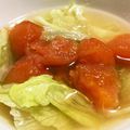 お塩と砂糖's cooksnap of when they made トマト＆レタスのナンプラースープ.