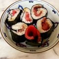 ナピト's cooksnap of when they made 海苔巻きの端っこ☆大当たり！.