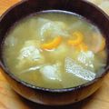 67ice's cooksnap of when they made 鶏団子の味噌汁.