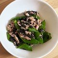 あさひ＊ごちそう研究's cooksnap of when they made スナップエンドウ☆海苔ツナ和え.