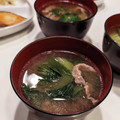 ゆいmaru3's cooksnap of when they made 青梗菜と豚肉のお味噌汁.