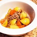 NaseOrchid's cooksnap of when they made 我が家の定番！ミンチじゃが（肉じゃが）.