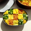 SAsunny's cooksnap of when they made のっけ弁当2022.01.19市松模様.