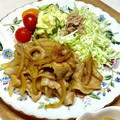 にきけん's cooksnap of when they made 玉ねぎたっぷりしょうが焼き.