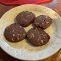 ayk4w41's cooksnap of when they made アーモンドバターチョコココアクッキー.