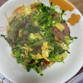 マーブルとラン's cooksnap of when they made 豆苗と厚切りベーコンの卵炒め♪.