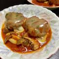 ♪Key♪'s cooksnap of when they made キャベツハンバーグトマト煮♪簡単大量消費.