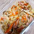 Tentsuma's cooksnap of when they made ごぼうとベーコンの炒め煮.