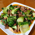 Vますみん's cooksnap of when they made 青梗菜とひき肉のオイスター炒め.