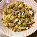 こはるママ♡'s cooksnap of when they made 合い挽き肉と玉子の他人丼弁当.