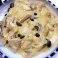ゃゃッキりん梵's cooksnap of when they made 白菜と鶏むね肉のカレークリーム煮.