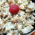ちかﾁｬﾝ☆'s cooksnap of when they made 混ぜるだけで絶品☆さば缶梅しそごはん。.