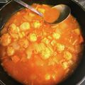 みちばたの花's cooksnap of when they made ＊セロリと肉団子のトマトスープ＊.