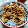 うたかた。's cooksnap of when they made 納豆メンマ♪混ぜるだけでいい簡単納豆ご飯.