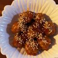 ゆうこ0116's cooksnap of when they made うずらの卵in！肉団子 甘酢味 お弁当に.