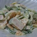 ちばたま's cooksnap of when they made 辛子マヨが合う！蓮根とハムのサラダ.