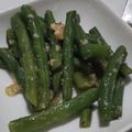 ヨシヨッシー's cooksnap of when they made インゲンのガーリック炒め.