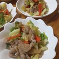 ともみち☆'s cooksnap of when they made キャベツと豚肉のザーサイ炒め.
