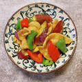 コムギ大好き's cooksnap of when they made 豚肉とさつまいものはちみつしょうが焼き.