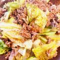 けけれれ's cooksnap of when they made 挽き肉とキャベツの黄金炒め.