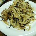 シャンプーハット's cooksnap of when they made 超簡単☆えのき茸と豚肉の塩昆布炒め.