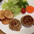 COM☆COM♪'s cooksnap of when they made 薄切り肉で＊豚肉のロールステーキ.