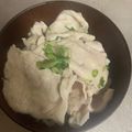 犬飼ってる's cooksnap of when they made 豚しゃぶネギ塩丼.