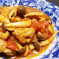 鯨家まり☆'s cooksnap of when they made 簡単美味しい！鶏肉白菜のトマト煮.