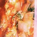 はまー１２２９'s cooksnap of when they made 水菜と白菜の巣ごろみ.