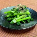 島子☆'s cooksnap of when they made 簡単☆蕪の葉の炒め物(大根葉でも).