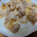 まーく71's cooksnap of when they made レンチン豚丼.