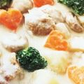 ☆ごはんできた☆'s cooksnap of when they made 鮭のクリーム煮.