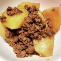 どらど～ら's cooksnap of when they made 簡単【ひき肉じゃが】ほくほく＆ごはん泥棒.
