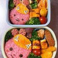 Chaaa_room's cooksnap of when they made 節分 簡単 可愛い 鬼 キャラ弁.