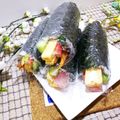 mamaRD's cooksnap of when they made 恵方巻　巻き方（ラップで！まきすで）.