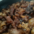 satoring11's cooksnap of when they made 牛すじと大根とこんにゃくの土手煮風煮.