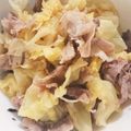 みき☆ハチ's cooksnap of when they made レンジ7分★旨辛豚バラキャベツ★.