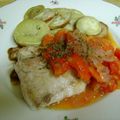 モレッティ夫人's cooksnap of when they made 絶品　白身魚とバルサミコ酢のトマトソース.