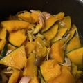 toshio39's cooksnap of when they made カボチャとしめじのアヒージョ.