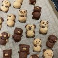 クックVUISG3☆'s cooksnap of when they made 動物スノーボールクッキー.