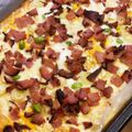 さんちゃん（╹◡╹）'s cooksnap of when they made 止まらない旨さ！ねぎチャーシューピザ.
