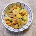 コムギ大好き's cooksnap of when they made れんこんきんぴら 炒り鶏風.