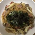 かおり♡♡♡'s cooksnap of when they made きのことベーコンの♡和風バター醤油パスタ.