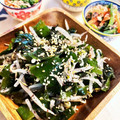みなとのまんま's cooksnap of when they made もやしは便利☆もやし若布のゆかり和え.