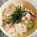 yukarin222's cooksnap of when they made 鮭フレークと柚子胡椒マヨのご飯.