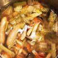 かをる☆'s cooksnap of when they made 【保育園給食】白菜とウインナーのスープ.